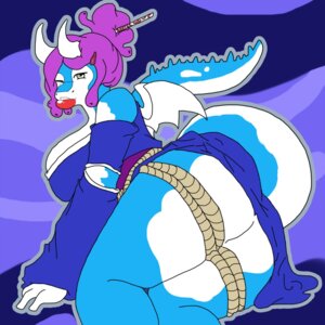 Rating: Questionable Score: 0 Tags: 1:1 2008 asian_clothing bant3r bdsm blue_theme bondage bound breasts butt clothing dragon e621 east_asian_clothing female hair japanese_clothing kimono lips mythological_creature mythological_scalie mythology non-mammal_breasts one_eye_closed purple_hair restraints rope rope_bondage scalie solo submissive submissive_female tail wink User: bunchy7s
