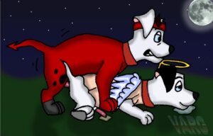 Rating: Explicit Score: 0 Tags: 101_dalmatians ambiguous_gender canine disney dog feral fur gay lucky_(101_dalmatians) male male/ambiguous male_only penis rule34 sex tagme tripod_(101_dalmatians) User: bunchy7s