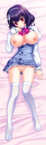 Rating: Explicit Score: 0 Tags: 1girls blue_hair blush bow bowtie breasts breasts_out chin_rest dakimakura female from_above hair_ribbon hairband huge_breasts large_breasts lying nanami_ayane nanami_ayaoto naughty_face no_bra no_panties on_back open_clothes open_shirt pleated_skirt purple_hair pussy red_eyes ribbon rule34 school_uniform seikon_no_qwaser shirt short_hair skirt skirt_lift smile solo sweat thighhighs uncensored white_legwear yamanobe_tomo User: bunchy7s