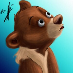 Rating: Safe Score: 0 Tags: 1:1 absurd_res ambiguous_gender anthro bear black_eyes brother_bear brown_bear brown_body brown_fur child disney e621 fur gradient_background grizzly_bear hi_res koda_(brother_bear) mammal mishiranui-san simple_background solo ursine young young_ambiguous young_anthro User: bunchy7s