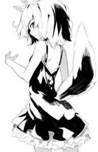 Rating: Safe Score: 0 Tags: animal_humanoid animal_tail biped black_clothing black_dress canid canid_humanoid canine canine_humanoid canis clothed clothing digital_media_(artwork) dress e621 female frilly frilly_clothing frilly_dress fully_clothed fur furgonomics greyscale hair humanoid inner_ear_fluff lacing looking_at_viewer looking_back mammal mammal_humanoid monochrome portrait raised_tail rear_view shiromiso short_hair simple_background solo standing tail three-quarter_portrait tuft white_background wolf wolf_humanoid wolf_tail User: bunchy7s