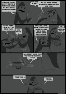 Rating: Safe Score: 0 Tags: 2012 adelie_penguin anthro avian bird brush-tailed_penguin comic dialogue digital_media_(artwork) dreamworks duo e621 english_text food greyscale kowalski_(madagascar) madagascar_(series) male monochrome penguin popcorn skipper_(madagascar) text the_penguins_of_madagascar tsuyagami User: bunchy7s Rating: Safe Score: 0 Tags: 2012 adelie_penguin anthro avian bird brush-tailed_penguin comic dialogue digital_media_(artwork) dreamworks duo e621 english_text food greyscale kowalski_(madagascar) madagascar_(series) male monochrome penguin popcorn skipper_(madagascar) text the_penguins_of_madagascar tsuyagami User: bunchy7s