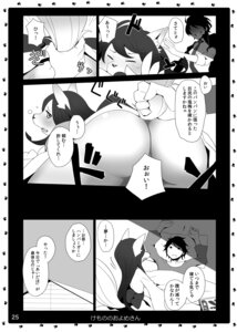 Rating: Questionable Score: 0 Tags: animal_bride_4 anthro bed butt canid canine canis comic dialogue domestic_dog duo e621 female furniture greyscale hi_res human japanese_text looking_back male mammal monochrome shadow tail tail_grab text translation_request yow User: bunchy7s