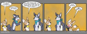 Rating: Safe Score: 0 Tags: alpha_channel anthro asking_how assertive bailey_(housepets!) be_gentle canid canine canis collar comic cuddle_request dialogue domestic_dog duo e621 english_text eye_contact female flat_chested herding_dog housepets! husky king_(housepets!) looking_at_another male male/female mammal nervous nordic_sled_dog pastoral_dog question rick_griffin scarf species_in_dialogue speech_bubble spitz standing tail talking_to_another talking_to_partner text url welsh_corgi User: bunchy7s
