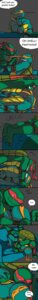 Rating: Questionable Score: 0 Tags: absurd_res anthro barefoot blush comic dialogue e621 english_text feet furniture green_body green_scales hi_res iceicefangurl intraspecies kissing long_image male male/male michelangelo_(tmnt) multiple_scenes raphael_(tmnt) reptile scales scalie shell sofa tall_image teenage_mutant_ninja_turtles text turtle User: bunchy7s