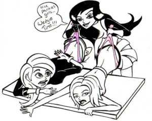 Rating: Questionable Score: 0 Tags: black_and_white bonnie_rockwaller disney disney_channel female female_only gman286 human kim_possible kimberly_ann_possible monochrome multiple_females panties rule34 shego short_skirt straight_hair tagme thong wedgie yuri User: bunchy7s