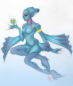 Rating: Questionable Score: 0 Tags: animal_humanoid anklet aquatic aquatic_humanoid armlet armwear biped blue_body blue_theme breasts claws clothing digital_media_(artwork) e621 eyeshadow featureless_breasts female fish fish_humanoid front_view full-length_portrait gem glitter humanoid jewelry legwear long_claws makeup membrane_(anatomy) mirrore_(artist) nintendo nude ocarina_of_time portrait pose princess_ruto sapphire_(gem) seashell shell simple_background sitting solo spiritual_stone_(oot) the_legend_of_zelda thigh_highs three-quarter_view webbed_hands white_background yokozuwari zora zora's_sapphire User: bunchy7s