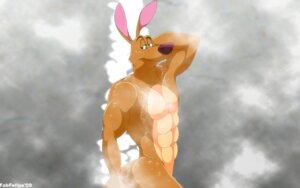Rating: Questionable Score: 0 Tags: 16:10 2009 abs anthro athletic biceps big_muscles biped brown_body brown_fur crocpond dex_(crocpond) e621 fabfelipe fur half-closed_eyes hand_behind_head kangaroo macropod male mammal marsupial muscular muscular_anthro muscular_male narrowed_eyes nude pecs pose red_nose solo standing tan_body tan_fur widescreen User: bunchy7s