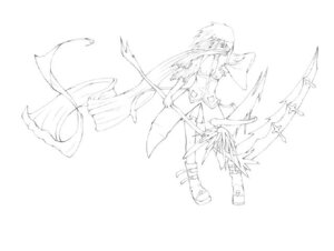 Rating: Safe Score: 0 Tags: ambiguous_gender black_and_white boots bottomwear clothing cross e621 footwear line_art melee_weapon monochrome pen_(artwork) polearm scarf scythe shana shoes skirt solo traditional_media_(artwork) unknown_species weapon User: bunchy7s