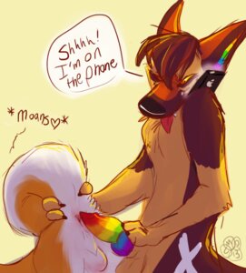 Rating: Explicit Score: 0 Tags: 2013 animal_genitalia animal_penis anus backsack balls blondefoxy brown_body brown_fur canid canine canine_genitalia canine_penis canis cellphone claws colorful_theme dallas_(blondefoxy) dialogue digital_drawing_(artwork) digital_media_(artwork) domestic_dog duo e621 electronics english_text erection fur genitals heart_symbol imminent_sex intraspecies knot male male/male mammal markings multicolored_markings multicolored_penis penis phone rainbow rainbow_inner_ear rainbow_markings rainbow_penis raised_tail tail tail_grab text tongue tongue_out travesty_(blondefoxy) User: bunchy7s