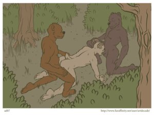 Rating: Explicit Score: 0 Tags: 2007 all_fours anal anal_penetration anthro anthro_on_anthro artdecade bear bovid caprine detailed_background double_penetration e621 erection feet fellatio forest genitals goat group group_sex horn humanoid_feet male male/male male_penetrated male_penetrating male_penetrating_male mammal nature nude oral oral_penetration outside penetration penile penis plant plantigrade sex source_request spitroast text threesome tree trio url wood User: bunchy7s