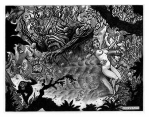 Rating: Explicit Score: 0 Tags: 1girls 2006 3boys anthony_carpenter areolae boobs breasts clothed_male_nude_female dc dc_comics female greyscale jay_garrick jungle male monochrome monster nipples nude nude_female outdoor_nudity outdoors pubic_hair rule34 spear the_flash User: bunchy7s