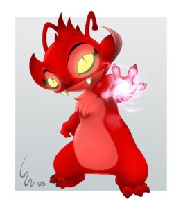 Rating: Safe Score: 0 Tags: 2005 3_toes 4_fingers alien alien_humanoid antennae_(anatomy) back_markings chest_tuft claws disney dryspell e621 energy experiment_(lilo_and_stitch) eyelashes fan_character fangs feet female fingers fur glowing glowing_eyes humanoid lilo_and_stitch looking_at_viewer magic markings pupils red_body red_claws red_fur red_nose ribera slit_pupils solo standing teeth toe_claws toes tuft yellow_eyes User: bunchy7s