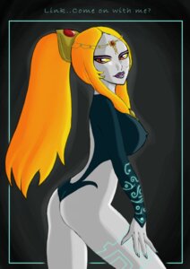 Rating: Questionable Score: 0 Tags: female female_only grey_skin midna nintendo orange_hair rule34 solo straight_hair the_legend_of_zelda twili twili_midna twilight_princess User: bunchy7s