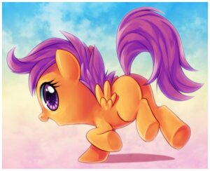 Rating: Safe Score: 0 Tags: butt centchi e621 equid equine feathered_wings feathers female feral friendship_is_magic fur hair hasbro hi_res looking_at_viewer mammal my_little_pony mythological_creature mythological_equine mythology open_mouth orange_body orange_feathers orange_fur pegasus purple_eyes purple_hair quadruped scootaloo_(mlp) solo tail wings young young_feral User: bunchy7s