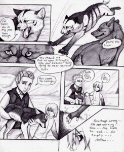 Rating: Safe Score: 0 Tags: canid canine canis comic coop_(wrng) dialogue digitigrade e621 english_text female feral greyscale lord_darcia_iii male mammal monochrome natsume_(wrng) natsumewolf oz_(wrng) quadruped rikku tail text wolf wolf's_rain wolf's_rain_next_generation User: bunchy7s