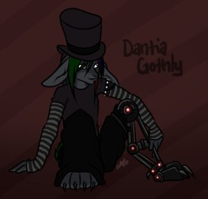 Rating: Safe Score: 0 Tags: 2010 alternative_fashion anthro arm_warmers armwear barefoot biped blue_hair bottomwear character_name claws clothed clothing dantia e621 feet fully_clothed fur goth green_hair grey_body grey_fur hair hat headgear headwear lagomorph leporid long_ears looking_aside male mammal metal multicolored_hair pants pattern_arm_warmers pattern_armwear pattern_clothing prosthetic prosthetic_leg prosthetic_limb rabbit red_hair shirt sitting solo striped_arm_warmers striped_armwear striped_clothing stripes text top_hat topwear torn_clothing year zodiac_(artist) User: bunchy7s