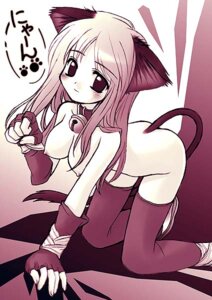 Rating: Explicit Score: 0 Tags: animal_ears blush breasts cat_ears cat_girl catgirl collar female long_hair no_panties nude rule34 tail thighhighs User: bunchy7s