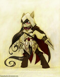Rating: Safe Score: 0 Tags: 2012 anthro anthrofied assassin's_creed bow_(feature) bow_tie crossover e621 earth_pony equid equine ezio_auditore female foxinshadow friendship_is_magic hasbro horse looking_at_viewer mammal my_little_pony octavia_(mlp) pony simple_background solo tail text ubisoft url weapon User: bunchy7s
