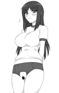 Rating: Explicit Score: 0 Tags: blush breasts buruma censored clothing crocthless_clothes crotchless female gym_uniform impossible_clothes impossible_clothing impossible_shirt kurusugawa_ayaka large_breasts long_hair monochrome pussy rule34 shichimenchou shirt simple_background to_heart to_heart_(series) User: bunchy7s