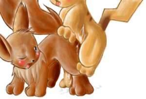 Rating: Explicit Score: 0 Tags: all_fours ambiguous_gender blush bodily_fluids canid canine chest_tuft cum doggystyle duo e621 eevee feral feral_on_feral from_behind_position fur generation_1_pokemon genital_fluids male male/ambiguous mammal nintendo one_eye_closed pikachu pokemon pokemon_(species) rodent sex simple_background tail tuft unknown_artist white_background wink yellow_body yellow_fur User: bunchy7s