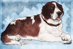 Rating: Safe Score: 0 Tags: 2012 ambiguous_gender black_nose blue_background booyeh brown_body brown_eyes brown_fur canid canine canis claws collar digital_media_(artwork) digitigrade domestic_dog e621 feral fur hi_res lying mammal molosser mountain_dog on_front paws quadruped saint_bernard simple_background solo tail tongue tongue_out white_body white_fur User: bunchy7s