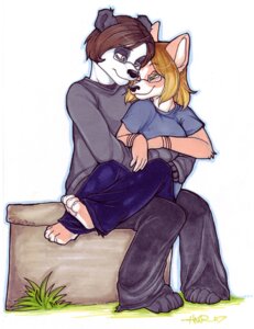 Rating: Safe Score: 0 Tags: 2007 4_toes 5_fingers anthro barefoot bear blonde_hair bottomwear brown_hair canid canine canis claws clothing domestic_dog duo e621 eyewear feet female fingers giant_panda glasses hair happy herding_dog male mammal pants pastoral_dog pawpads pucacorgi romantic romantic_couple shirt simple_background sitting smile soles toe_claws toes topwear welsh_corgi white_background zeriara User: bunchy7s Rating: Safe Score: 0 Tags: 2007 4_toes 5_fingers anthro barefoot bear blonde_hair bottomwear brown_hair canid canine canis claws clothing domestic_dog duo e621 eyewear feet female fingers giant_panda glasses hair happy herding_dog male mammal pants pastoral_dog pawpads pucacorgi romantic romantic_couple shirt simple_background sitting smile soles toe_claws toes topwear welsh_corgi white_background zeriara User: bunchy7s