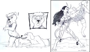 Rating: Explicit Score: 0 Tags: after_transformation angry anthro assisted_exposure beach bear before_and_after canid canine canis clothing coppertone_(sunscreen) coppertone_girl death demon domestic_dog duo e621 fatality female flirting gore grotesque_death james_m_hardiman male mammal monochrome outside pen_(artwork) penance seaside skinned swimwear tail traditional_media_(artwork) transformation young young_anthro User: bunchy7s