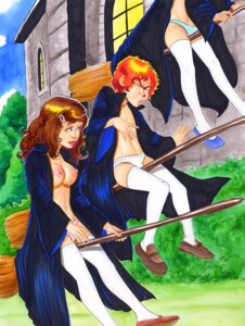 Rating: Explicit Score: 0 Tags: 2girls barry_blair breasts broom broom_riding casual clothing female flying flying_broom footwear gryffindor harry_potter hermione_granger hogwarts_robe human legwear male nipples nude outdoors outerwear pale_skin panties red_hair robe ron_weasley rule34 underwear white_panties witch_(harry_potter) User: bunchy7s
