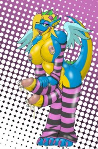 Rating: Explicit Score: 0 Tags: 2_penises anthro arm_warmers armwear berry_(character) blonde_hair blue_body bodily_fluids breasts butt claws clothing cock_warmer countershading cum digital_media_(artwork) dotted_background dragon e621 ear_piercing erection eyewear facial_piercing footwear frill_(anatomy) full-length_portrait genital_fluids genital_piercing genitals glasses glistening green_eyes gynomorph hair hand_on_penis head_crest head_frill hi_res horn horn_jewelry horn_ring humanoid_genitalia humanoid_penis hyper intersex jewelry khranok leg_warmers legwear lip_piercing looking_at_viewer membrane_(anatomy) membranous_frill multi_genitalia multi_penis mythological_creature mythological_scalie mythology nipple_piercing nipples non-mammal_breasts non-mammal_nipples pattern_armwear pattern_background pattern_clothing pattern_legwear penis penis_clothing penis_piercing piercing portrait prince_albert_piercing ring_(jewelry) scalie simple_background socks solo stockings striped_armwear striped_clothing striped_legwear stripes tail wide_hips wings yellow_body yellow_countershading User: bunchy7s