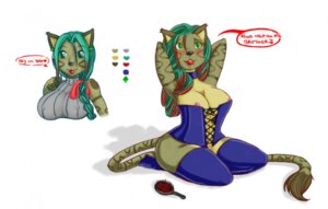 Rating: Explicit Score: 0 Tags: areola big_breasts breasts clothed clothing corset e621 felid female green_eyes hair hidden_(artist) legwear lingerie mammal mature_female multicolored_hair nipple_outline nipple_slip nipples pantherine sarah_(985323) solo stockings tiger topwear two_tone_hair User: bunchy7s