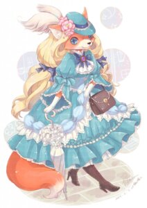 Rating: Safe Score: 0 Tags: alternative_fashion anthro bell_sleeves blonde_hair blue_eyes boots canid canine chemisette classic_lolita classy clothing dress e621 female flower footwear fox hair hat headgear headwear hi_res high_heeled_boots high_heels hime_lolita j-fashion jewelry juliet_sleeves lolita_(fashion) long_hair looking_at_viewer mammal plant purse ribbons shoes simple_background solo suan-cat tail umbrella white_background young User: bunchy7s