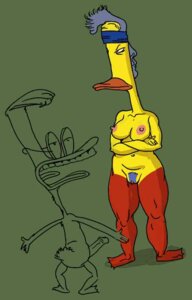 Rating: Explicit Score: 0 Tags: 1boy 1girls bernice_florence_hufnagel_(duckman) bernice_hufnagel duckman duo eric_duckman female male rule34 tagme User: bunchy7s