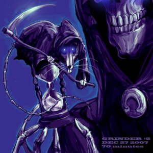 Rating: Safe Score: 0 Tags: 1:1 2007 anthro blue_eyes bone brooch cloak clothing dated death_(personification) death_of_rats discworld duo e621 glowing glowing_eyes grim_reaper holding_hourglass holding_melee_weapon holding_object holding_polearm holding_scythe holding_weapon hourglass_(object) male mammal melee_weapon murid murine personification polearm rat restricted_palette rodent rubendevela scythe simple_background skeleton teeth text weapon whiskers User: bunchy7s
