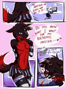Rating: Explicit Score: 0 Tags: 2013 3:4 alashion_(fursona) angry annoyed anthro anthro_on_anthro bare_chest bdsm belt birthday birthday_sex black_body black_fur blush bodily_fluids bottomwear bulge canid canine canis clothed clothing collar comic computer crossdressing cum cum_in_mouth cum_inside dialogue digital_media_(artwork) duo e621 ear_piercing electronics english_text felid fellatio femboy freckles fur genital_fluids heart_symbol hi_res humor it's_a_trap katsuke katsuke_(character) legwear long_tongue looking_at_viewer male male/male male_penetrated male_penetrating male_penetrating_male mammal markings master meme miniskirt open_mouth oral ownership panties pattern_bottomwear pattern_clothing pattern_legwear penetration penile petplay piercing red_body red_fur red_markings roleplay sex skimpy skirt slave sleeves speech_bubble standing stockings striped_bottomwear striped_clothing striped_legwear stripes submissive submissive_male tail teeth text thong tongue topless underwear wolf User: bunchy7s