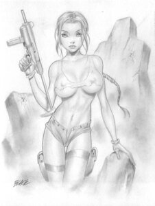Rating: Explicit Score: 0 Tags: deacon_black female female_only human lara_croft lara_croft_(classic) monochrome rule34 solo tagme tomb_raider tomb_raider_(classic) User: bunchy7s