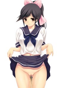 Rating: Explicit Score: 0 Tags: bow brown_eyes censored female female_only fujirin highres human love_plus navel no_panties peeing ponytail pussy rule34 school_uniform serafuku skirt skirt_lift solo takane_manaka thigh_gap tied_hair User: bunchy7s