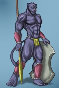Rating: Safe Score: 0 Tags: abs anthro armor biped bomb_(artist) bottomwear clothed clothing e621 felid front_view holding_object holding_weapon loincloth male mammal melee_weapon muscular muscular_anthro muscular_male native pantherine polearm pose purple_body purple_skin shield smile solo spear standing tail topless unconvincing_armor warrior weapon User: bunchy7s Rating: Safe Score: 0 Tags: abs anthro armor biped bomb_(artist) bottomwear clothed clothing e621 felid front_view holding_object holding_weapon loincloth male mammal melee_weapon muscular muscular_anthro muscular_male native pantherine polearm pose purple_body purple_skin shield smile solo spear standing tail topless unconvincing_armor warrior weapon User: bunchy7s