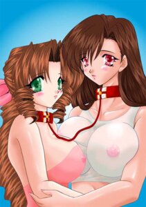 Rating: Questionable Score: 0 Tags: 1999 2girls aerith_gainsborough breasts brown_hair collar female female_only final_fantasy final_fantasy_vii green_eyes holding human large_breasts linked_collar multiple_females nipples red_eyes rule34 see-through straight_hair sugitaka_aoya tifa_lockhart yuri User: bunchy7s