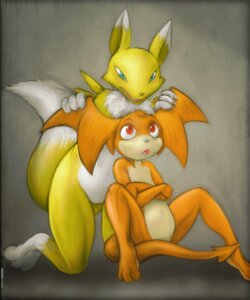 Rating: Safe Score: 0 Tags: 5:6 anthro bandai_namco canid canine darkdoomer digimon digimon_(species) dipstick_tail duo e621 female fur heterochromia hi_res male mammal markings mokvwap painting_(object) patachu renamon tail tail_markings white_body white_fur yellow_body yellow_fur User: bunchy7s