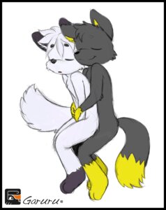 Rating: Questionable Score: 0 Tags: ambiguous_gender anthro birthday black_body black_border black_fur border canid canine cuddling digital_media_(artwork) duo e621 eyes_closed fluffy fluffy_tail fox fur garuru_(artist) happy lying male mammal multicolored_body multicolored_fur on_side simple_background sleeping smile spooning tae_(ttfox) tail two_tone_body two_tone_fur white_background white_body white_fur yellow_body yellow_fur young young_anthro User: bunchy7s
