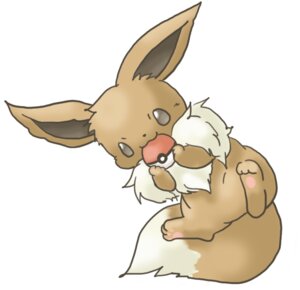 Rating: Safe Score: 0 Tags: :3 ambiguous_gender bite canid canine chest_tuft dipstick_tail e621 eevee feral fur generation_1_pokemon grey_eyes holding_object holding_pokeball mammal markings nintendo nom pawpads paws pink_pawpads pokeball pokemon pokemon_(species) simple_background solo standard_pokeball tail tail_markings tokachi tuft white_background User: bunchy7s