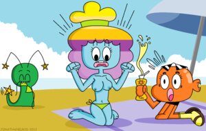 Rating: Questionable Score: 0 Tags: aquatic barefoot beach beach_umbrella bedding bikini blanket breasts cartoon_network clothed clothing cloud darwin detailed_background e621 eyewear feet female fish footwear group jonathanelrod navel nipples on_model on_towel orange_body outside parasol rachel_wilson rainbow_lass sand sandals seaside shoes skimpy sky source_request sunglasses surprised swimwear the_amazing_world_of_gumball thick_thighs thin_calves thin_legs thin_thighs tight_clothing toony topless towel two-piece_swimsuit water wide_hips User: bunchy7s