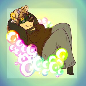 Rating: Safe Score: 0 Tags: 1:1 bear black_bear black_nose blonde_hair breasts bubble clothing dissy e621 ear_piercing eyes_closed eyewear female footprint glasses hair hat headgear headwear lying mammal moon_bear overweight overweight_female pawprint piercing solo ursine User: bunchy7s