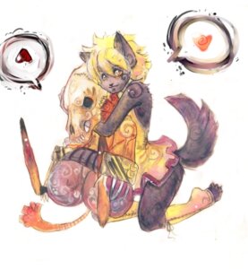 Rating: Safe Score: 0 Tags: anterior_nasal_aperture anthro blonde_hair bone dialogue domestic_cat duo e621 felid feline felis female hair heart_symbol hug hugging_another hugging_from_behind low_res mammal pictographics satougaki simple_background skull speech_bubble tail white_background User: bunchy7s