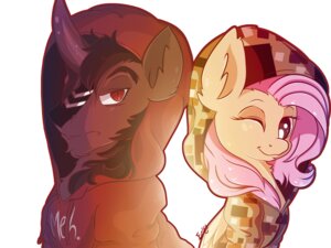 Rating: Safe Score: 0 Tags: 2014 4:3 clothing digital_media_(artwork) duo e621 equid equine evehly feathered_wings feathers female fluttershy_(mlp) friendship_is_magic hasbro heart_symbol hi_res hood hoodie horn king_sombra_(mlp) male mammal my_little_pony mythological_creature mythological_equine mythology pegasus smile text topwear unicorn wings yellow_body yellow_feathers User: bunchy7s