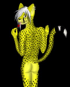 Rating: Questionable Score: 0 Tags: brown_eyes butt candy cheetah dessert e621 felid feline food hair holding_candy holding_food holding_lollipop holding_object lollipop looking_at_viewer male mammal nude piercing simple_background solo spots tail tongue unknown_artist white_hair User: bunchy7s