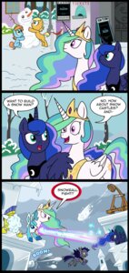 Rating: Safe Score: 0 Tags: 2013 armor cannon castle catapult comic crossover crown dialogue disney e621 eeveelution english_text equid equine feathered_wings feathers female feral friendship_is_magic frozen_(disney) generation_4_pokemon glaceon group hair hasbro headgear hi_res horn long_hair madmax magic mammal multicolored_hair my_little_pony mythological_creature mythological_equine mythology nintendo outside pegasus pokemon pokemon_(species) princess_celestia_(mlp) princess_luna_(mlp) purple_eyes ranged_weapon royal_guard_(mlp) smile snow snowball snowman tan575 teal_eyes text weapon winged_unicorn wings User: bunchy7s