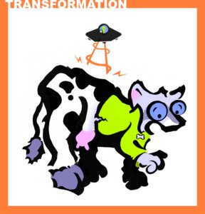 Rating: Questionable Score: 0 Tags: alien alien_abduction all_fours ambiguous_gender bottomless bovid bovine cattle clothed clothing dairy_cattle duo e621 english_text feral fur holstein_friesian_cattle larathelabrat male mammal ness_(larathelabrat) open_mouth parody procyonid raccoon simple_background solo_focus species_transformation surprised tail tail_tuft teats text tractor_beam transformation tuft udders ufo white_background User: bunchy7s