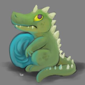 Rating: Safe Score: 0 Tags: 1:1 2011 ambiguous_gender crocodile crocodilian digital_media_(artwork) e621 feet feral fingers green_body hi_res purple_eyes reptile scalie shaded sharp_teeth sitting solo spazzyhusky tail teeth toes User: bunchy7s